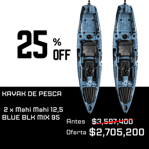 PACK | X2 PRE-VENTA ENERO Kayak MAHI MAHI 12.5