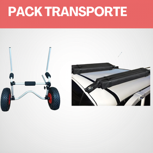 PACK | Transporte Kayak — Carro Dukha + Barras Blandas