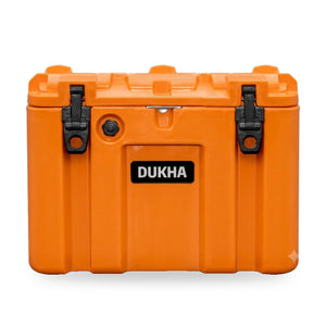 Hard Case DUKHA 80L color Orange, vista frontal
