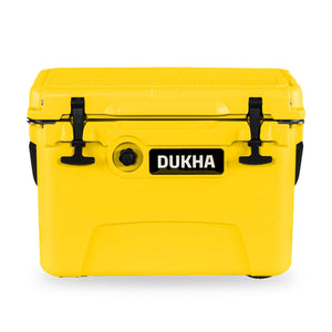 Hard Cooler DUKHA 20QT color Yellow, vista frontal
