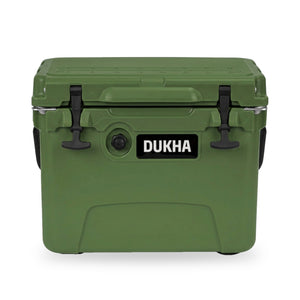 Hard Cooler DUKHA 20QT color Army Green, vista frontal