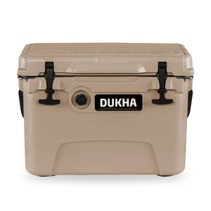 Hard Cooler DUKHA 20QT color Sand, vista frontal