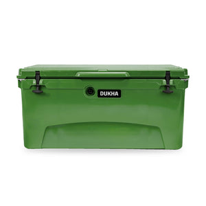 Hard Cooler DUKHA 75QT color Army Green, vista frontal