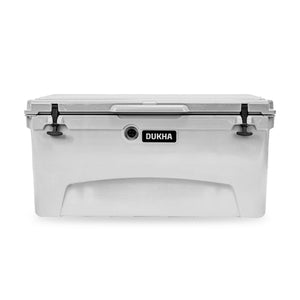 Hard Cooler DUKHA 75QT color White, vista frontal