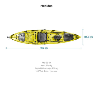 Kayak DUKHA Permit 13, medidas
