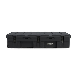 Hard Case DUKHA Titán 128L Ruedas Rooftop color Negro, vista frontal