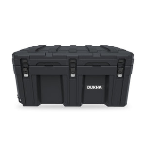 Hard Case DUKHA Titán 150L con ruedas, vista de frente