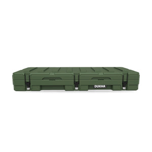 Hard Case DUKHA Titán 83L Rooftop color Army Camo, vista frontal