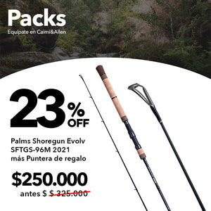 Caña PALMS SHOREGUN EVOLV 96M + PUNTERA ADICIONAL