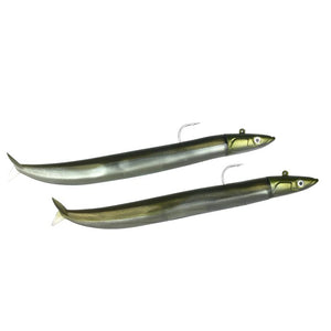 Doble Combo Off Shore Crazy Sand Eel Talla 1 15gr Kaki