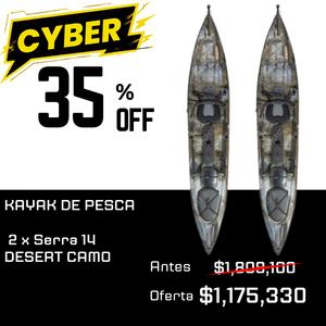 PACK | X2 PRE-VENTA ENERO/FEB Kayak Serra 14