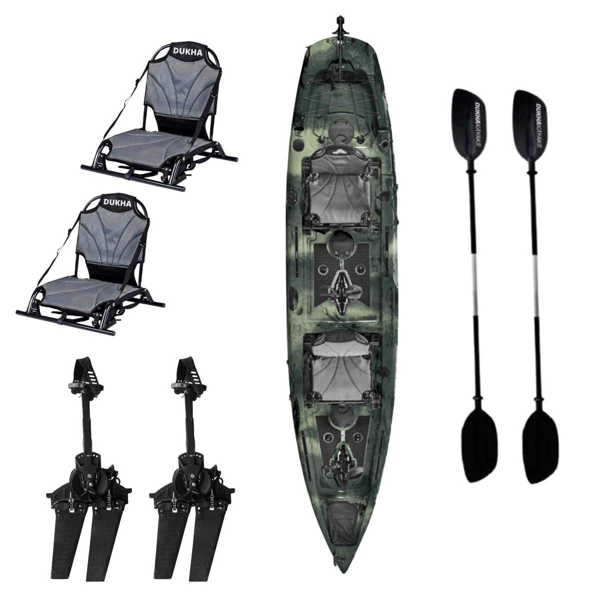 PRE-VENTA ABRIL Kayak MAHI MAHI Tandem Pedal 14 doble