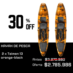 PACK X2 PRE-VENTA SEPTIEMBRE Kayak Taimen Pedal 13