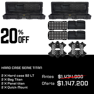 PACK | X2 HARD CASE TITAN SERIES 92L ROOFTOP
