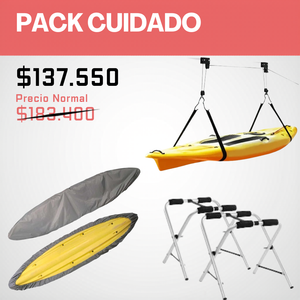PACK | Cuidado Kayak — Cobertor + Stand + Elevador