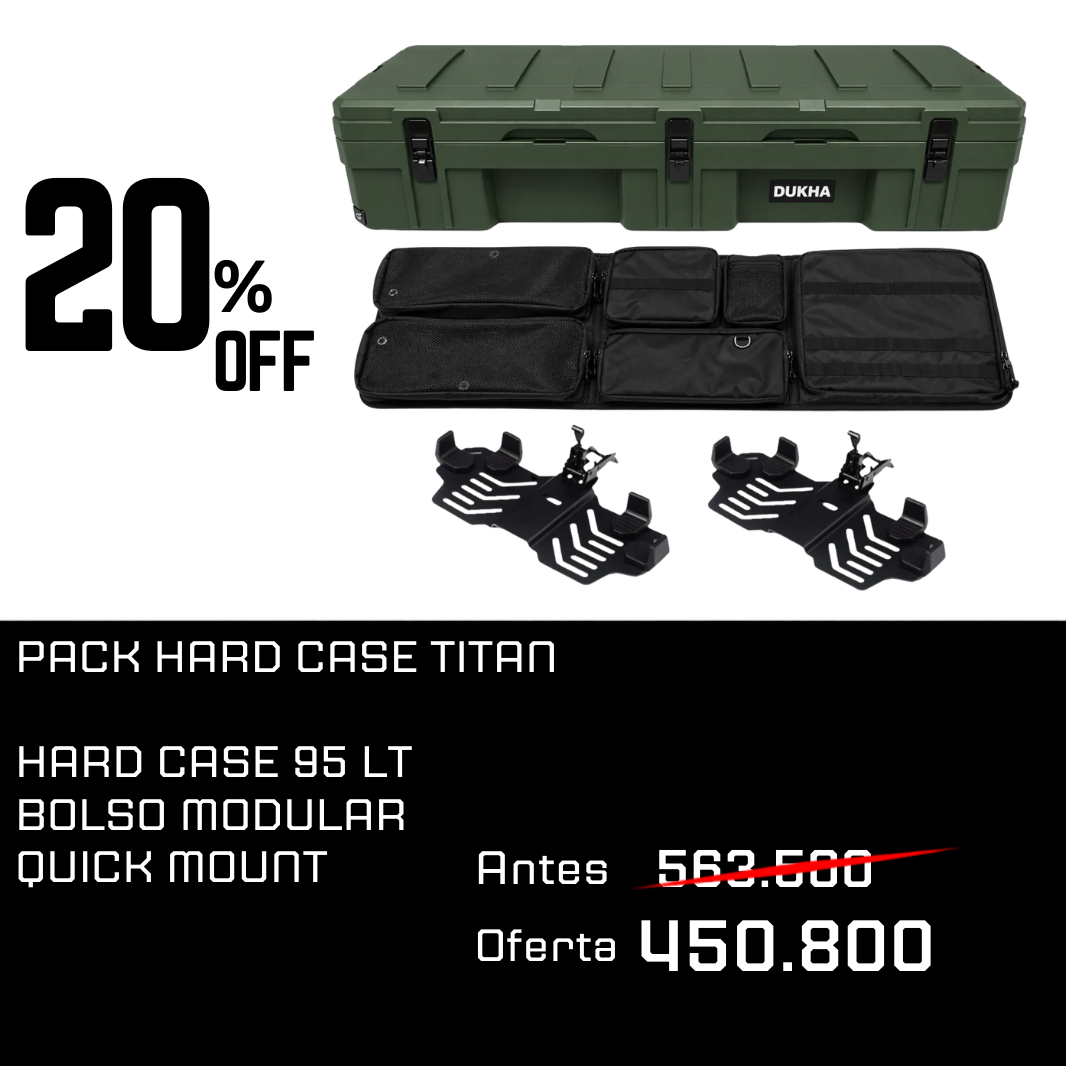 PACK | HARD CASE TITAN SERIES 95L BAG ROOFTOP