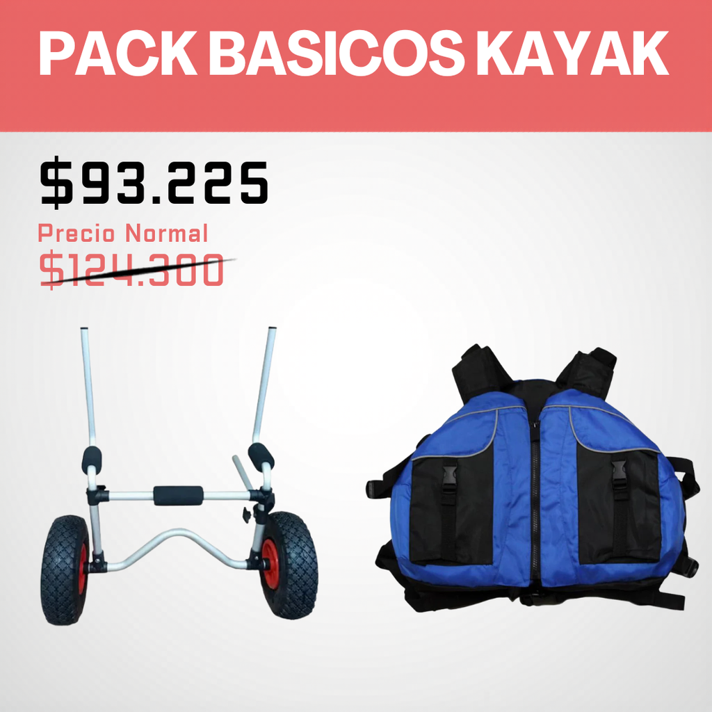 PACK | Pack Básico Kayak — Carro + Chaleco