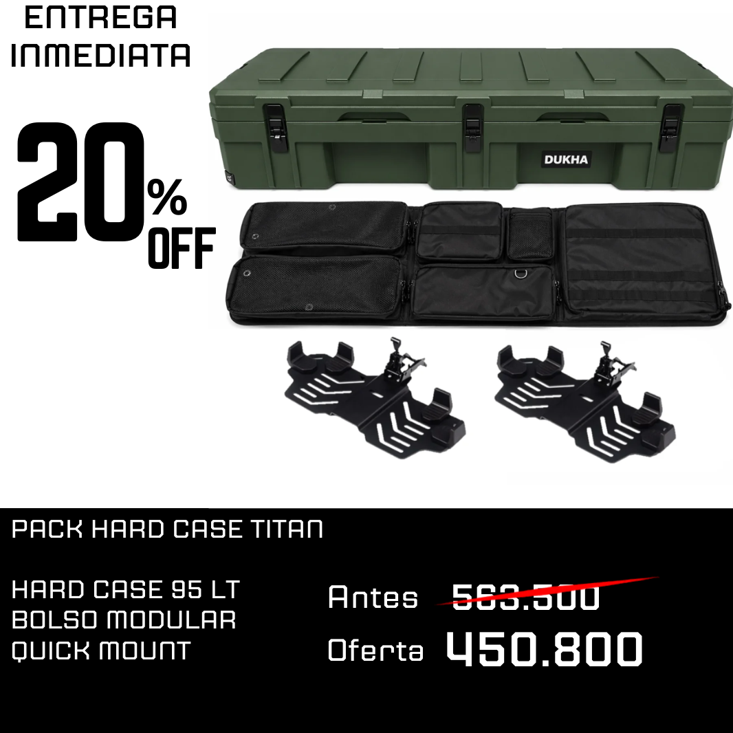 PACK Hard Case Titan 95L Green Bag