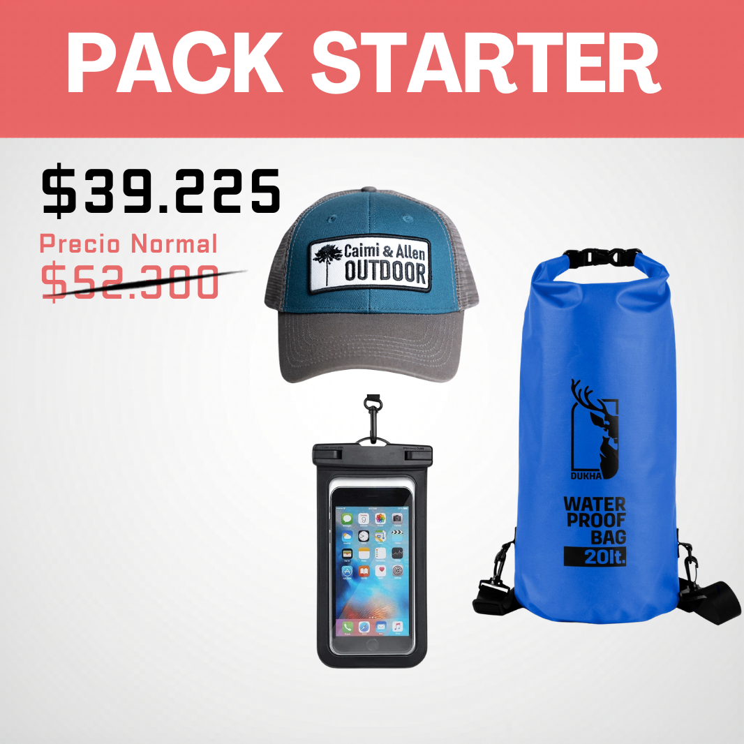 PACK | Starter — Jockey + Bolsa Seca + Funda IPX8