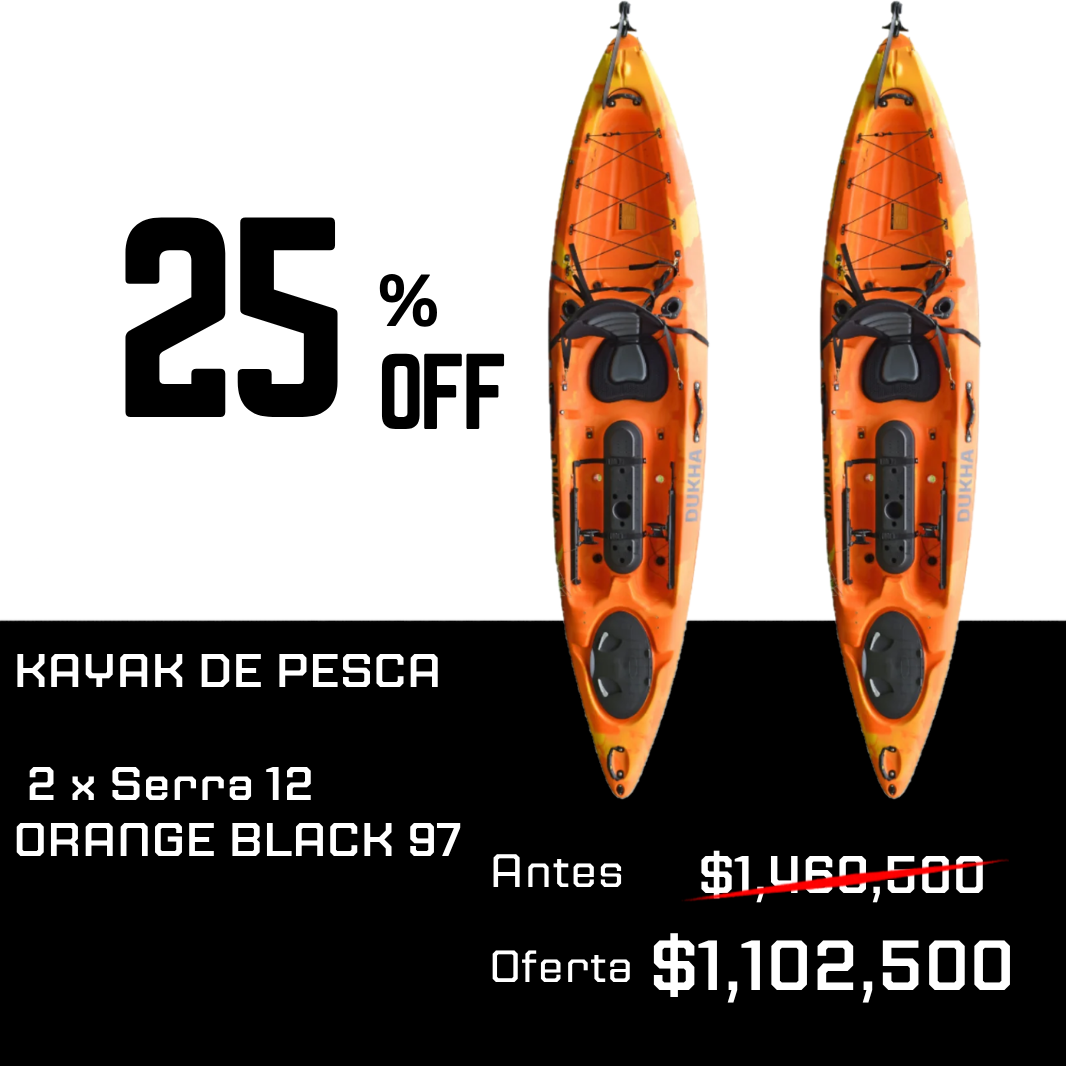 PACK | X2 PRE-VENTA ENERO Kayak Serra 12