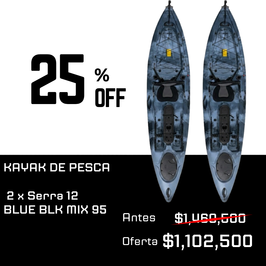 PACK | X2 PRE-VENTA ENERO Kayak Serra 12