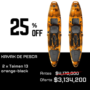 PACK | X2 PRE-VENTA ENERO Kayak Taimen Pedal 13