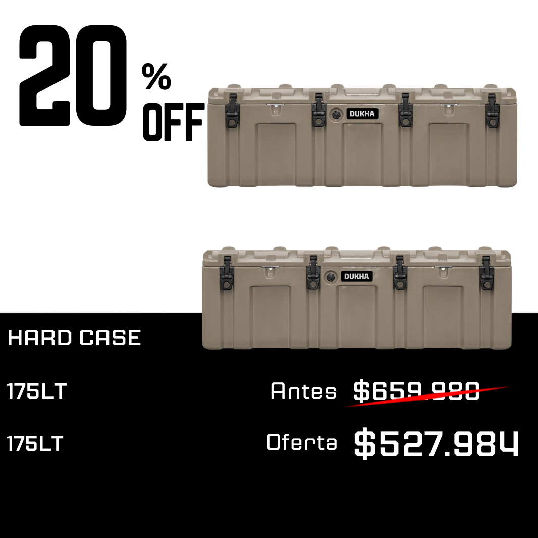 PACK | X2 HARD CASE 175L