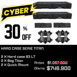 PACK | X2 HARD CASE TITAN SERIES 83L ROOFTOP