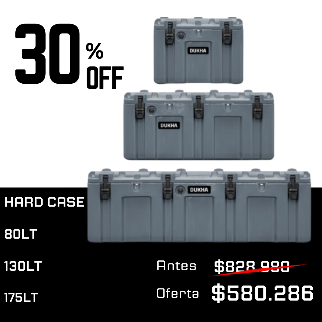PACK X3 HARD CASE 175LT ,130 LT y 80LT