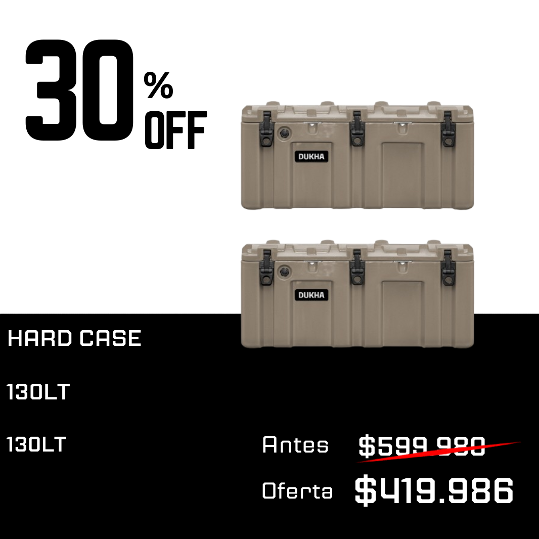 PACK X2 HARD CASE 130LT