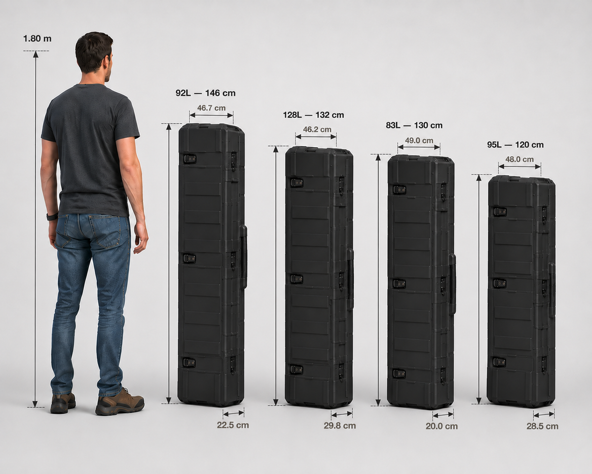 HARD CASE TITAN SERIES 128L RUEDAS ROOFTOP