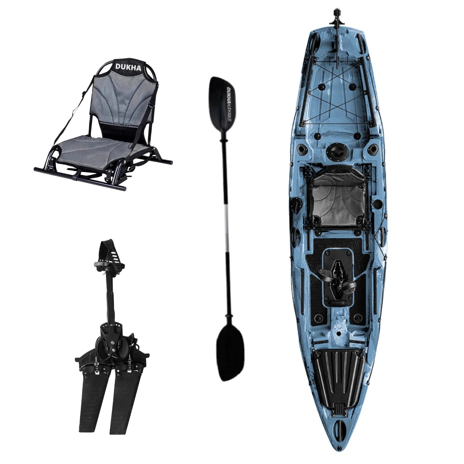 PRE-VENTA DICIEMBRE Kayak MAHI MAHI Pedal 12 BLUE BLACK MIXED 95