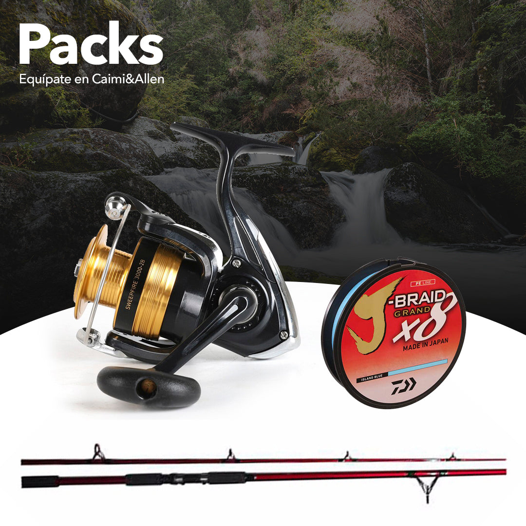 Pack pesca spinning liviano