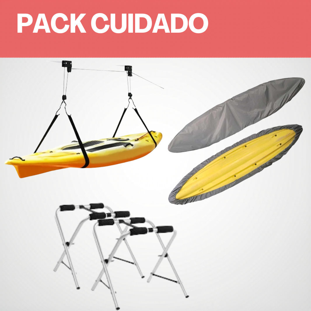 PACK | Cuidado Kayak — Cobertor + Stand + Elevador