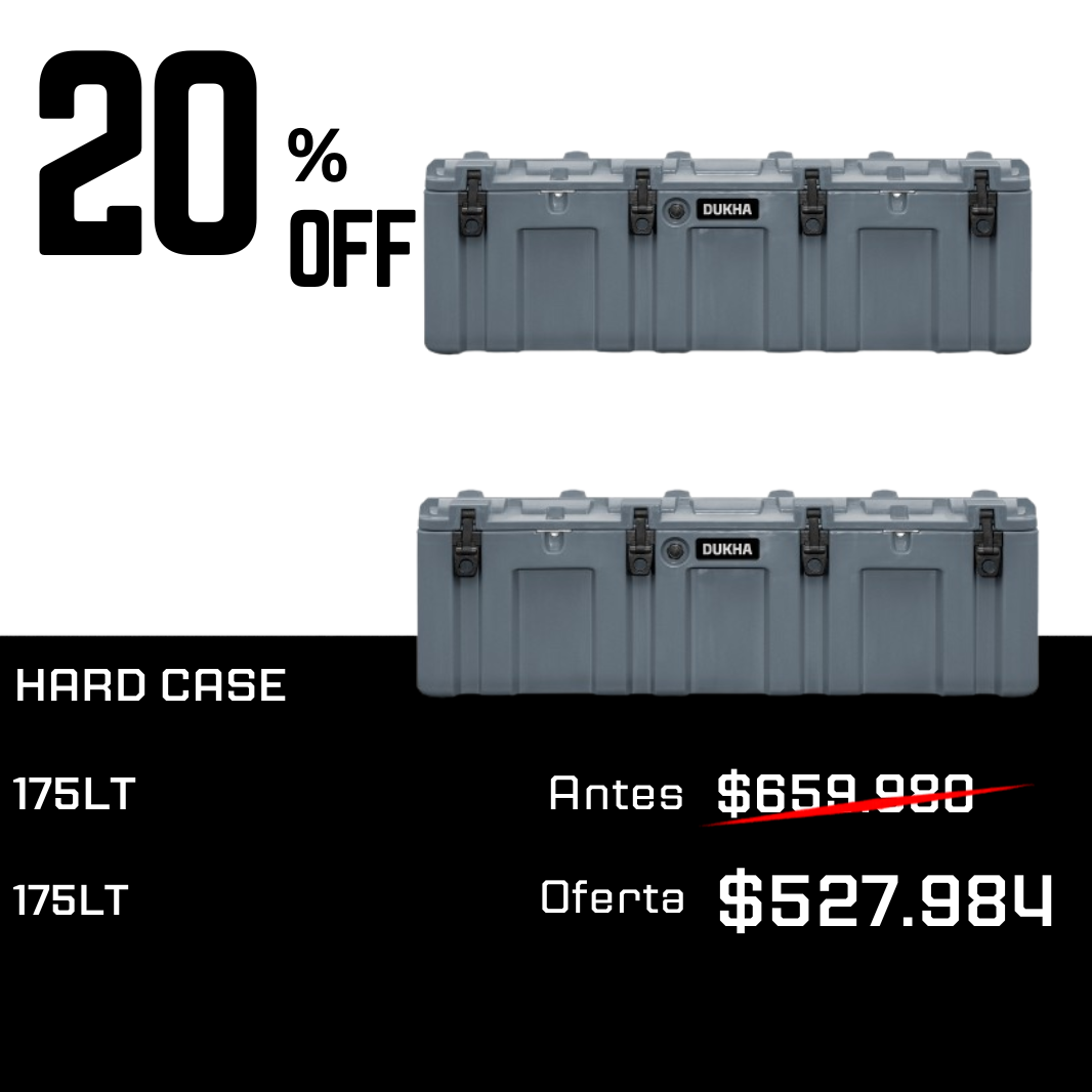 PACK | X2 HARD CASE 175L