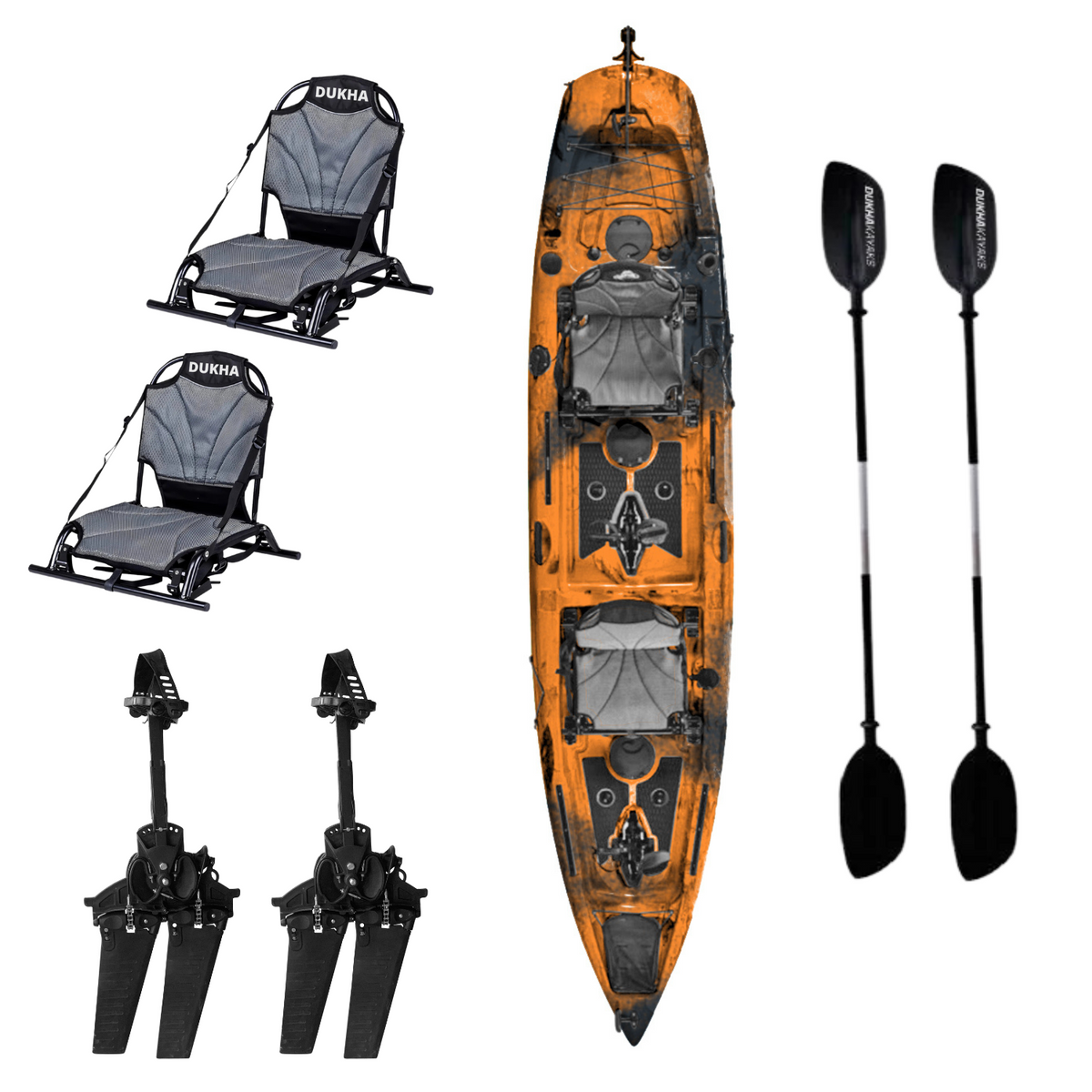 PRE-VENTA ABRIL Kayak MAHI MAHI Tandem Pedal 14 doble