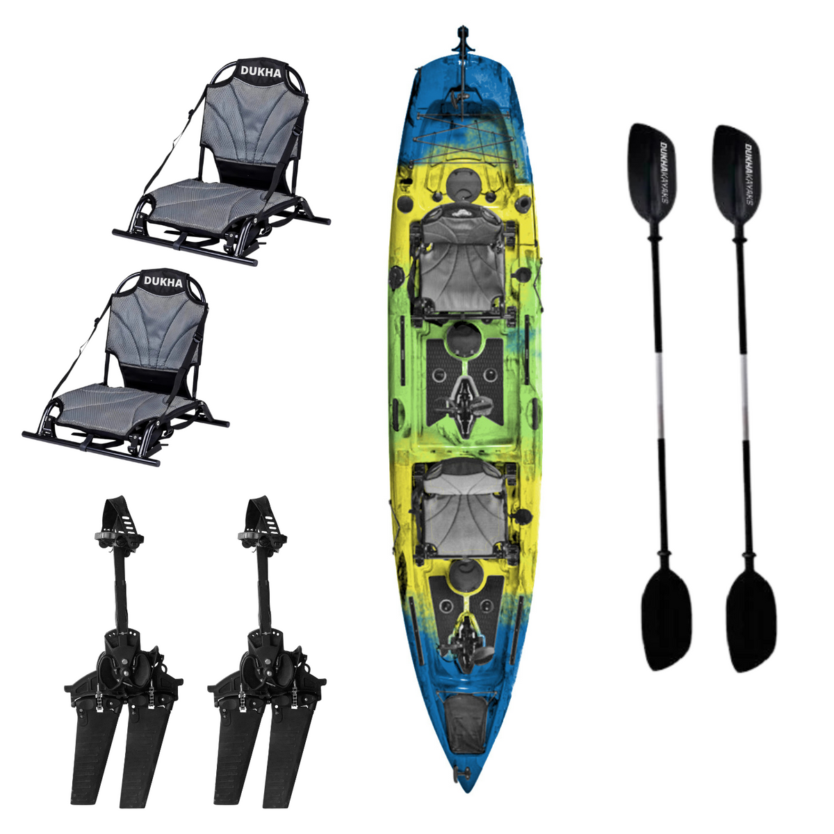 PRE-VENTA ABRIL Kayak MAHI MAHI Tandem Pedal 14 doble
