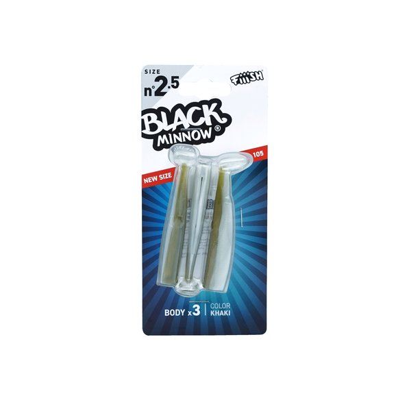 3 Cuerpos Black Minnow Talla 2.5 KHAKI