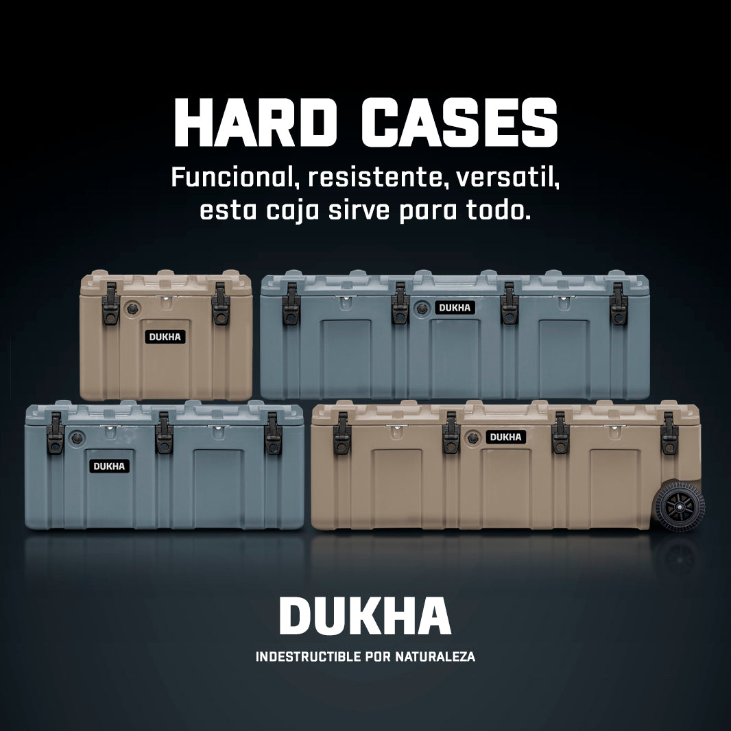 HARD CASE RUEDAS 175LT DARK GREY