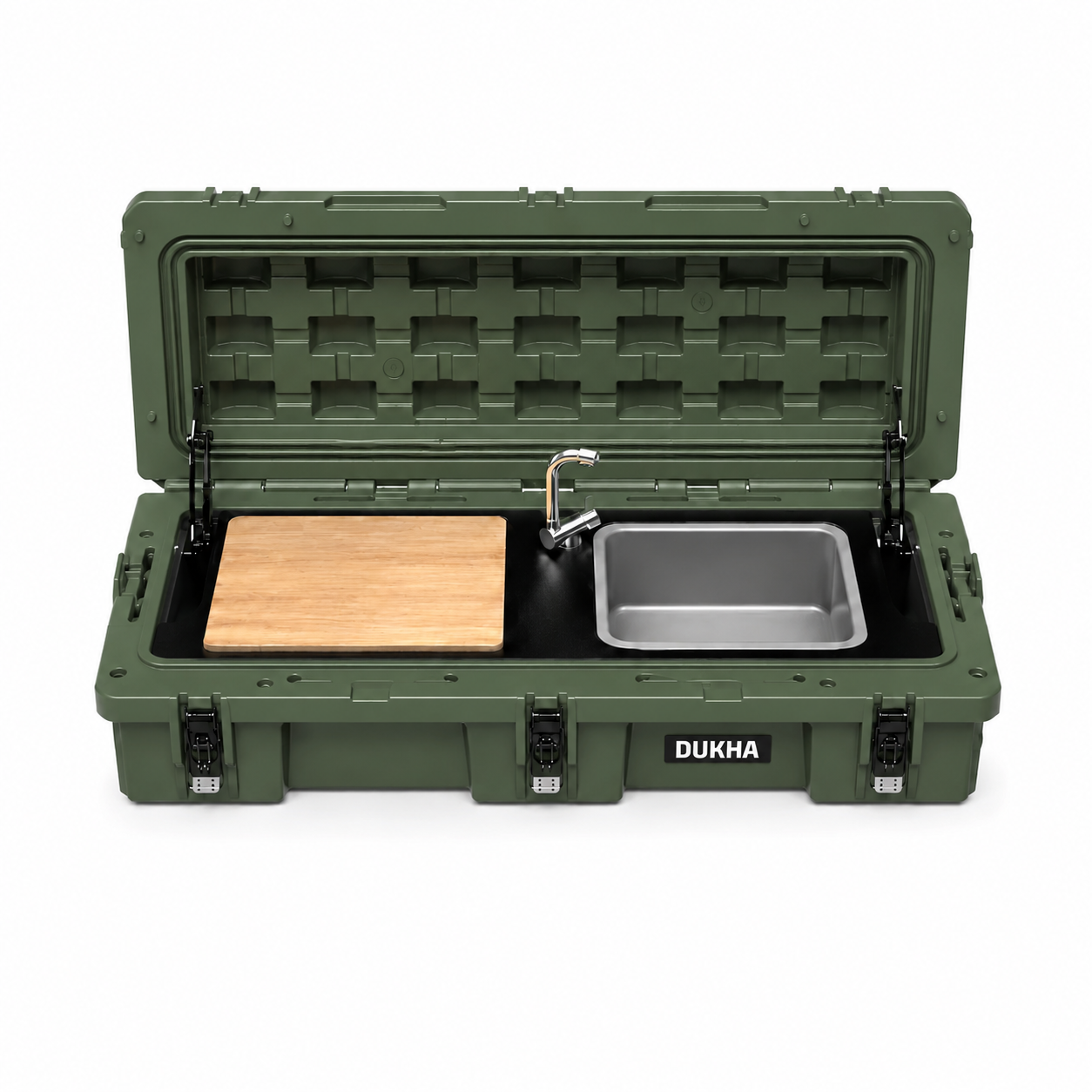 HARD CASE TITAN SERIES 95L KITCHEN SYSTEM GREEN