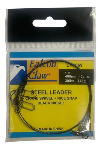 Lider de acero Falcon Claw 14kg 400mm 3unid