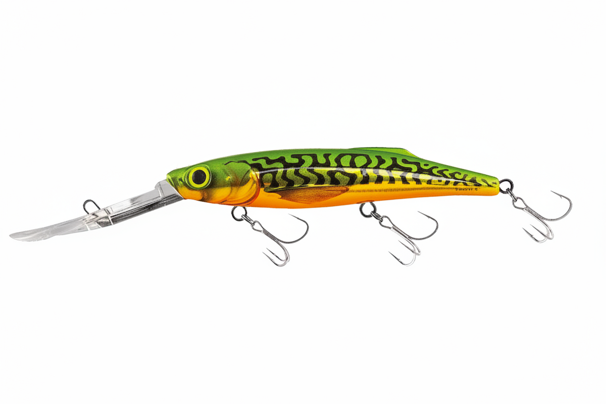 Señuelo Salmo Freediver 12SD Green Metallic Mackerel