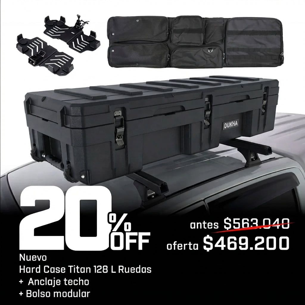 PRE VENTA DIC PACK | Hard Case Titan 128L