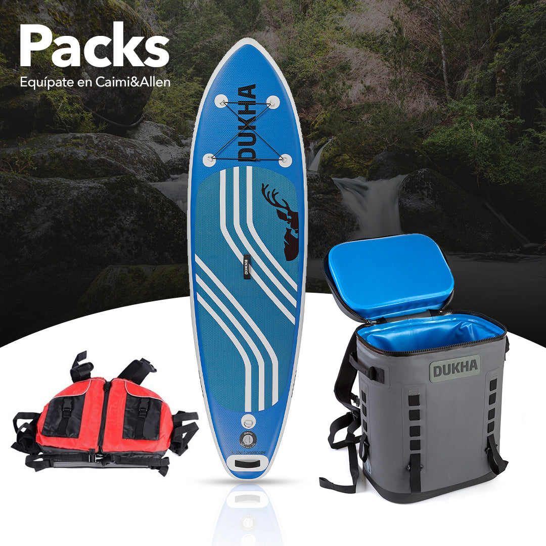 NEW Pack DUKHA SUP Whale 9 + Soft Cooler + Chaleco