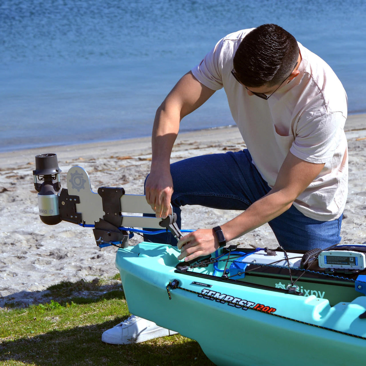 PRE-VENTA Universal Rudder adapter k-1  (Compatible Kayaks DUKHA timon)