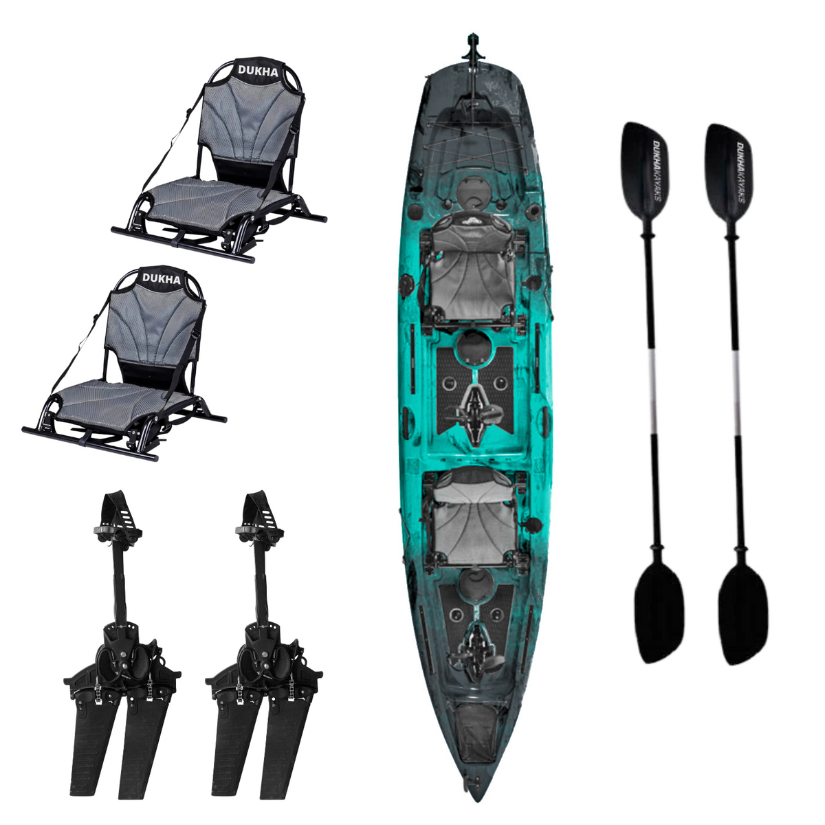 PRE-VENTA ABRIL Kayak MAHI MAHI Tandem Pedal 14 doble