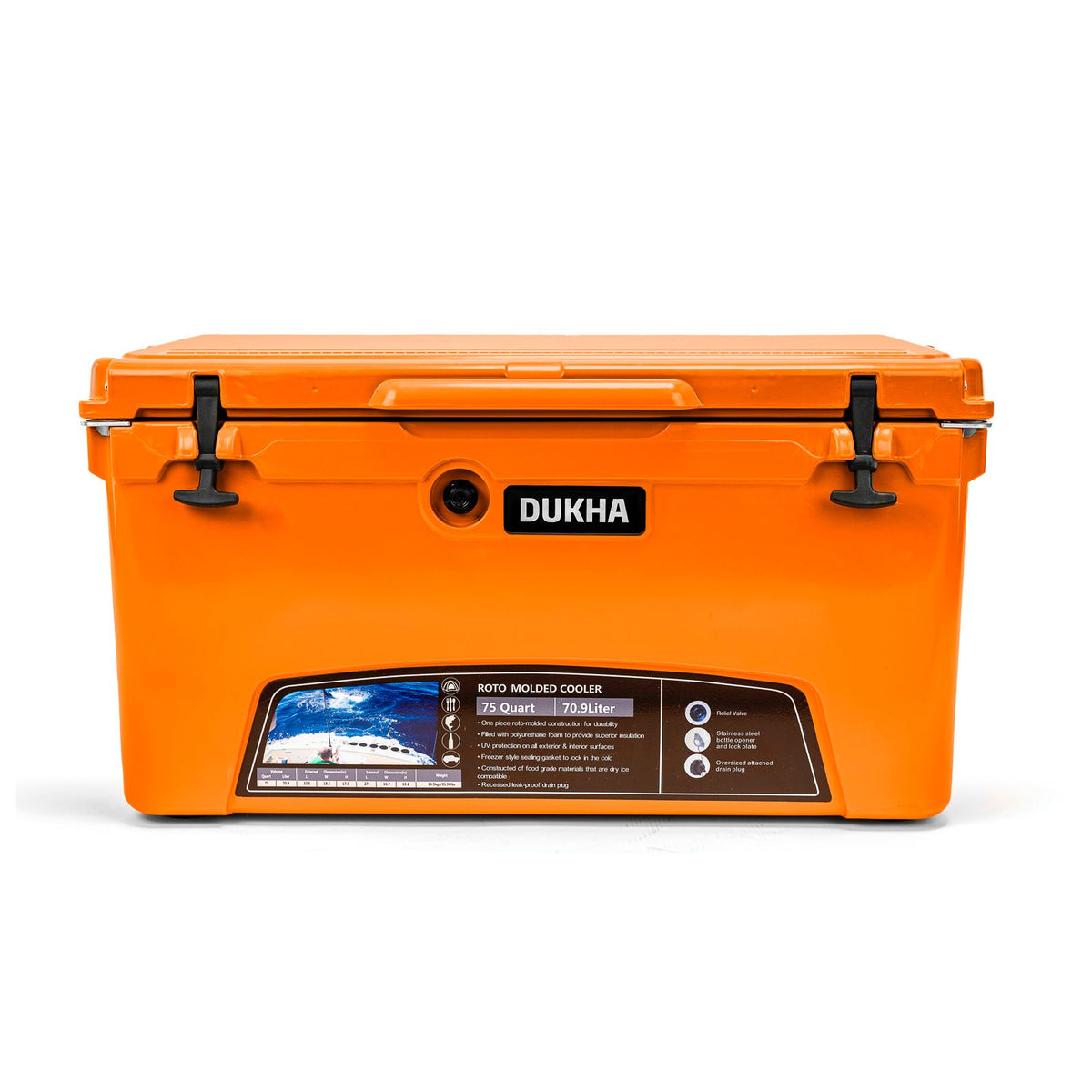 RESERVA DICIEMBRE Hard Cooler 75QT Orange