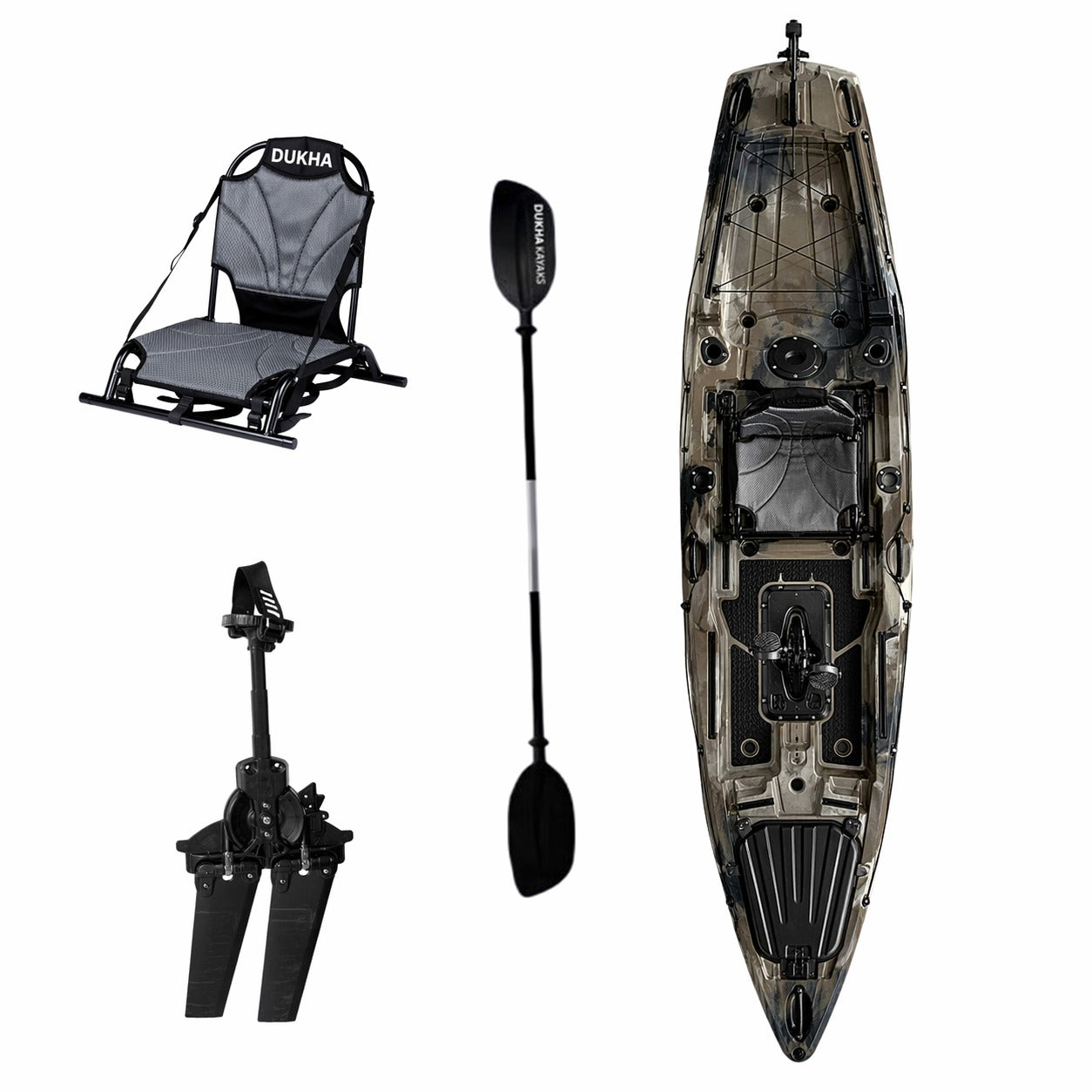 PRE-VENTA MAYO Kayak MAHI MAHI Pedal 12.5 DESERT CAMO MIXED