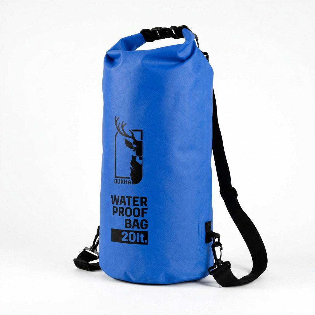 NEW - Bolsa seca Dukha 20L Blue, otro ángulo