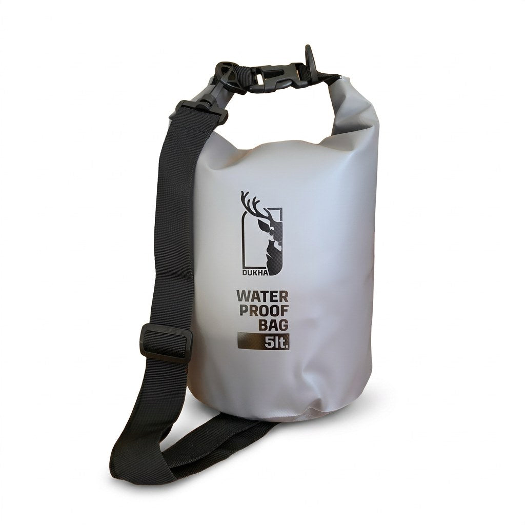 NEW - Bolsa seca Dukha 5L GREY, otro ángulo
